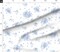 Various Fabrics by the Yard or Fat Quarter Blueberry Flowers Floral Romantic Swedish Blue White Cottage Custom Printed Fabric by Spoonflower